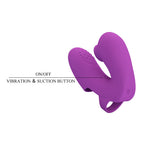Athena Dedo Vibrador con Succionador