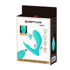Idabelle Vibrador Dual con Control Remoto - Turquesa