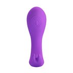 Idabelle Vibrador Dual con Control Remoto - Morado