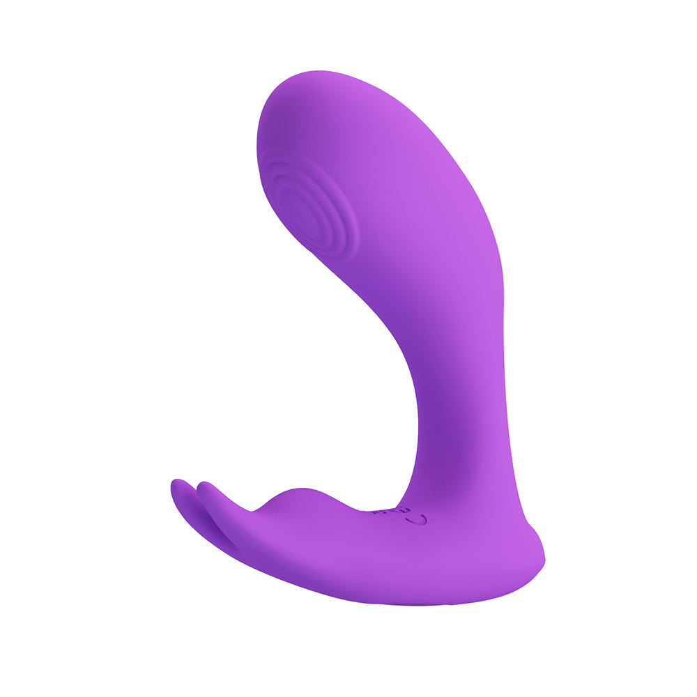 Idabelle Vibrador Dual con Control Remoto - Morado Imagen secundaria del producto