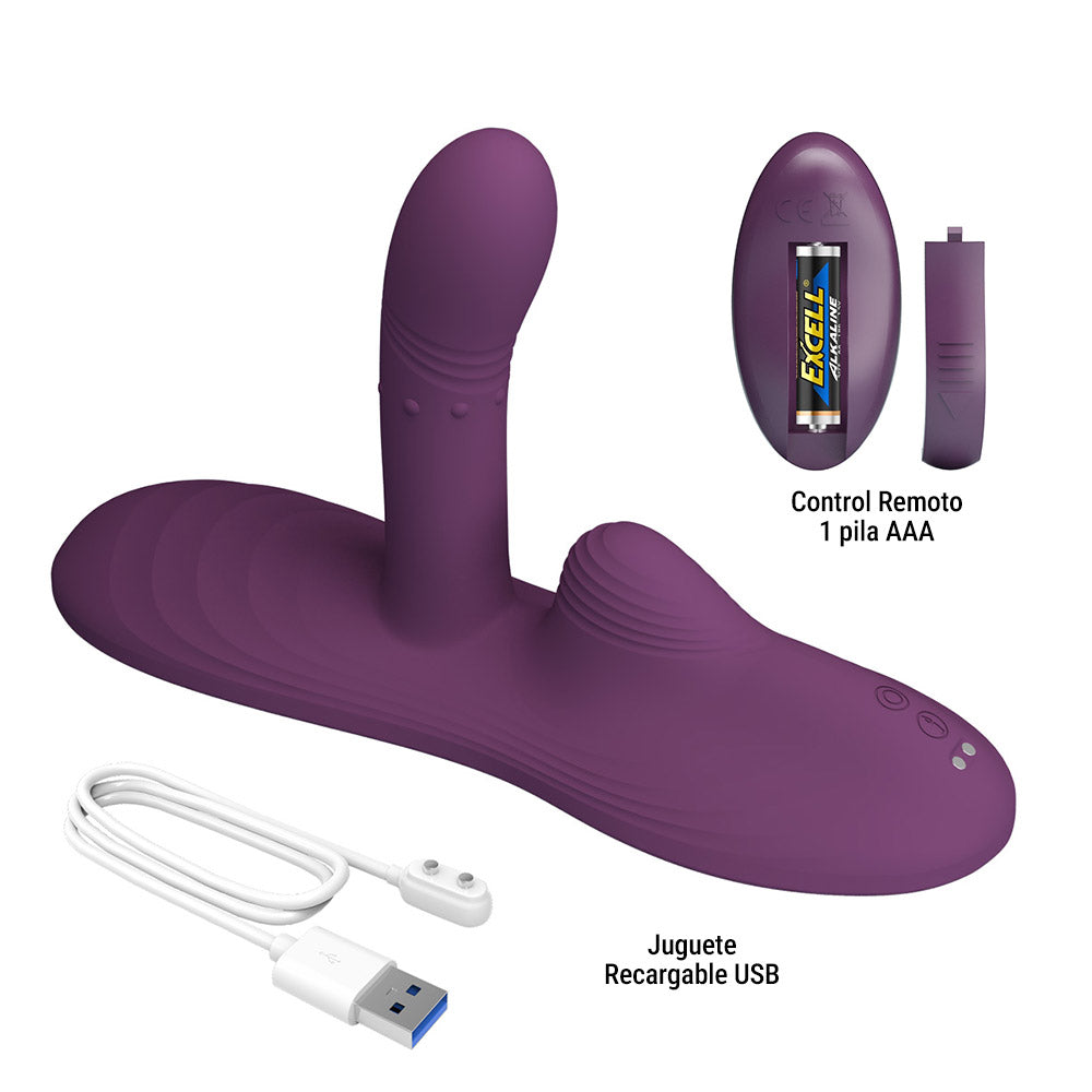 Luka Asiento Vibrador Triple Acción con Calor