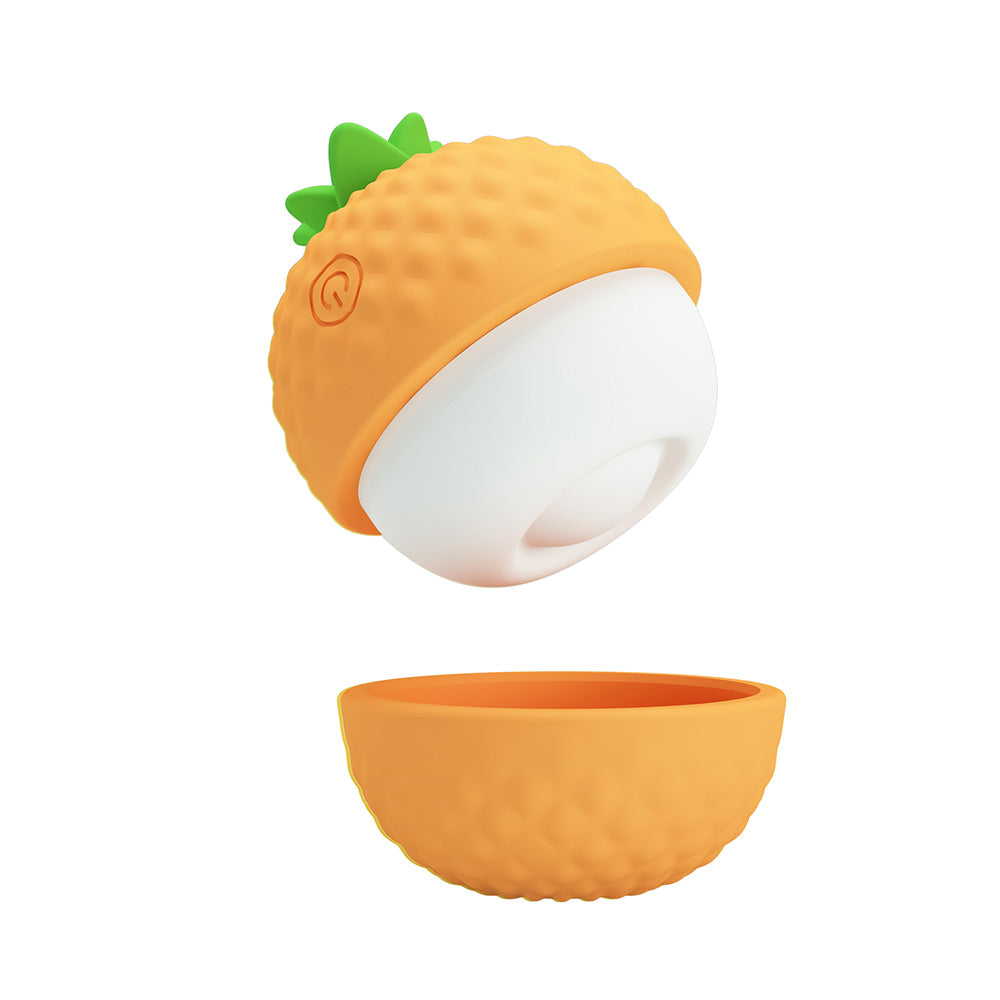 Pineapple Secret Estimulador Externo Recargable - Naranja Imagen principal del producto