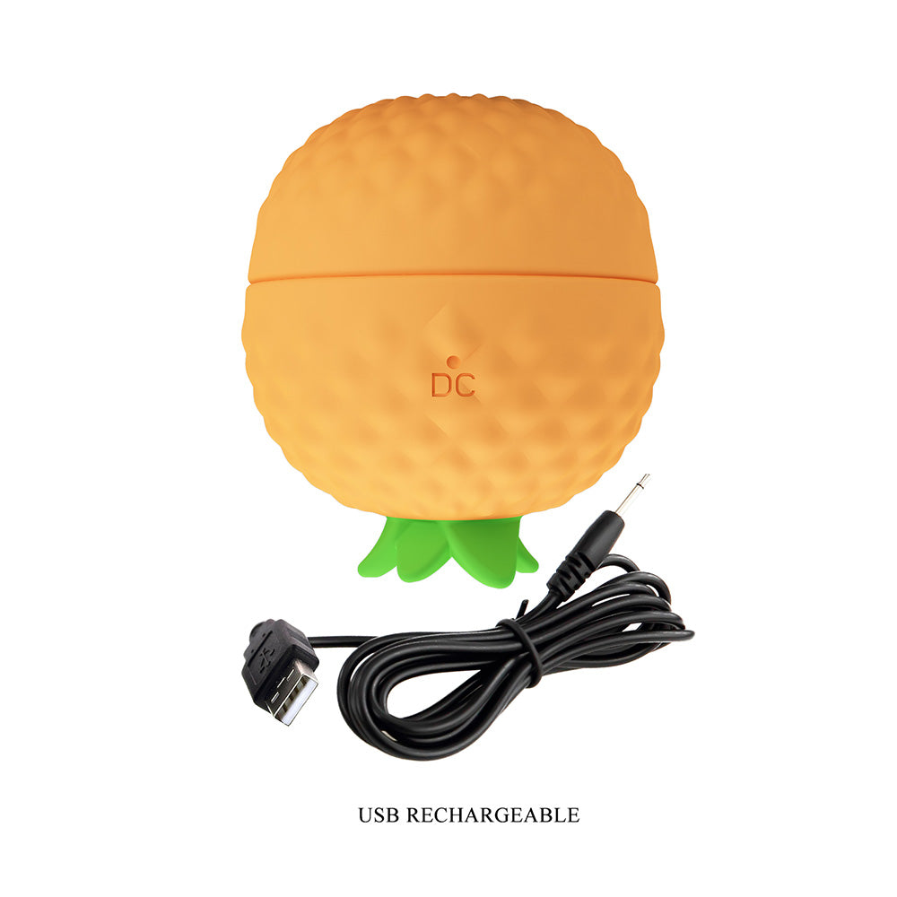 Pineapple Secret Estimulador Externo Recargable - Naranja