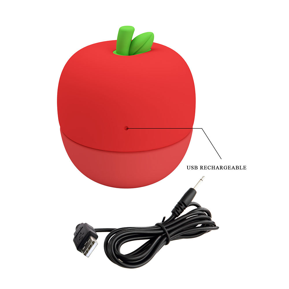 Apple Secret Estimulador Externo Recargable - Rojo