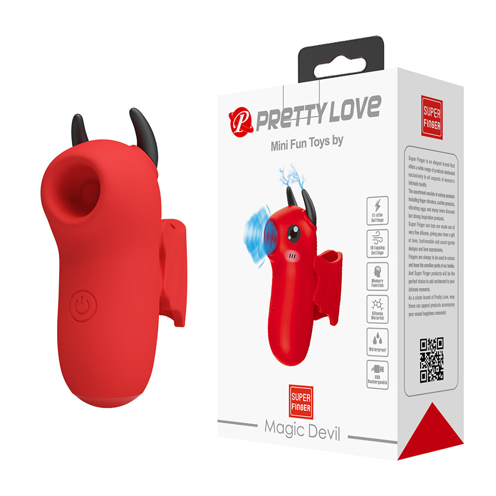 Magic Devil Dedo Succionador con Electroestimulación
