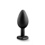 Bling Plug Anal con Joya Plateada - Pequeño