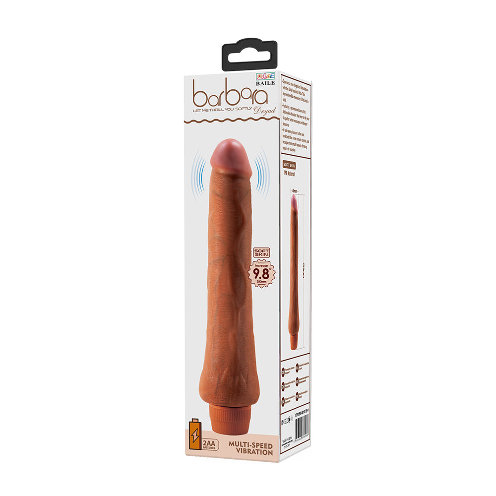 Dryad Vibrador Realista 25 cm - Chocolate