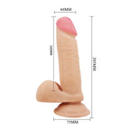 Creel Dildo Realista Piel Deslizable 20,5 cm - Vainilla