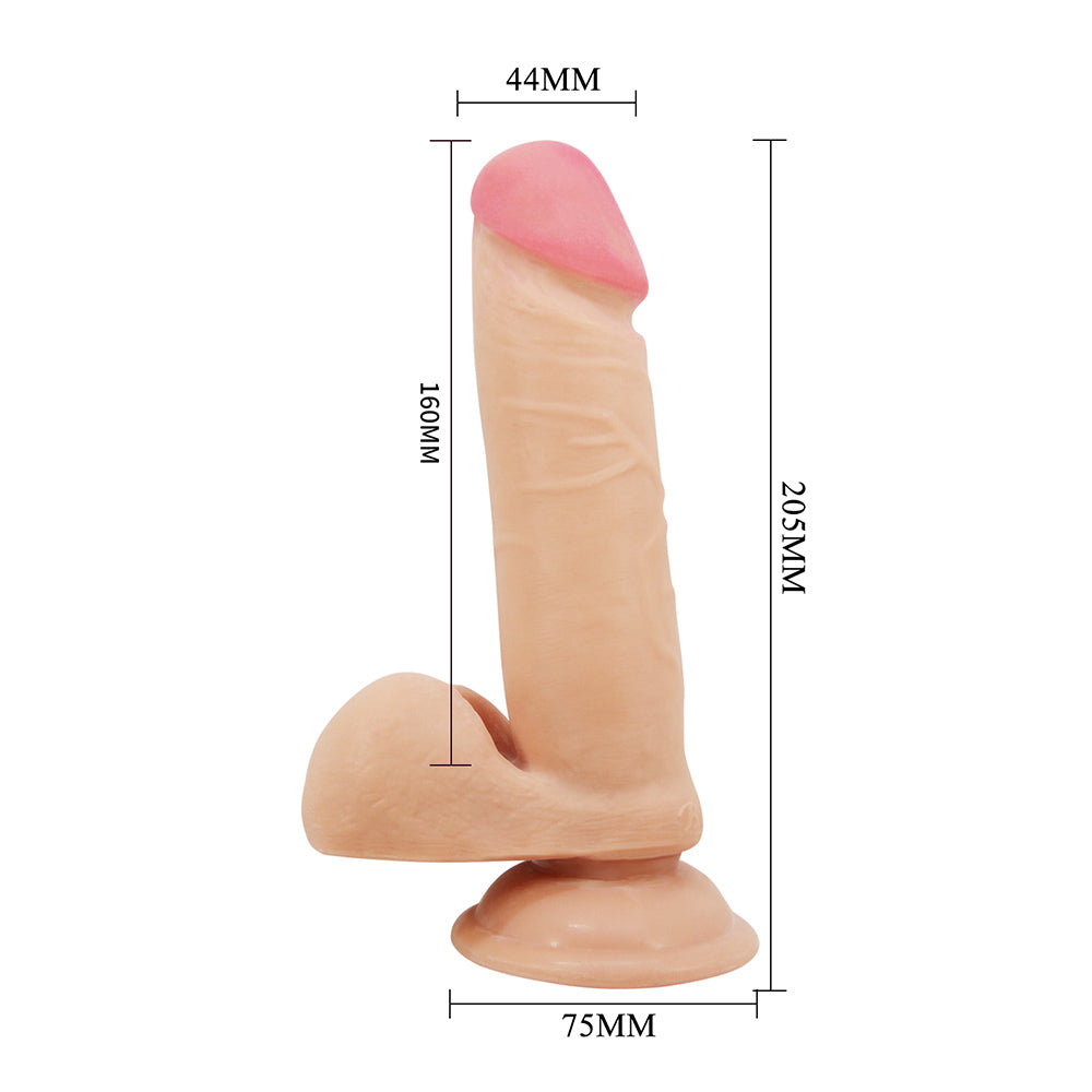 Creel Dildo Realista Piel Deslizable 20,5 cm - Vainilla
