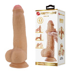 Draco Dildo Realista Piel Deslizable 23,3 cm - Vainilla