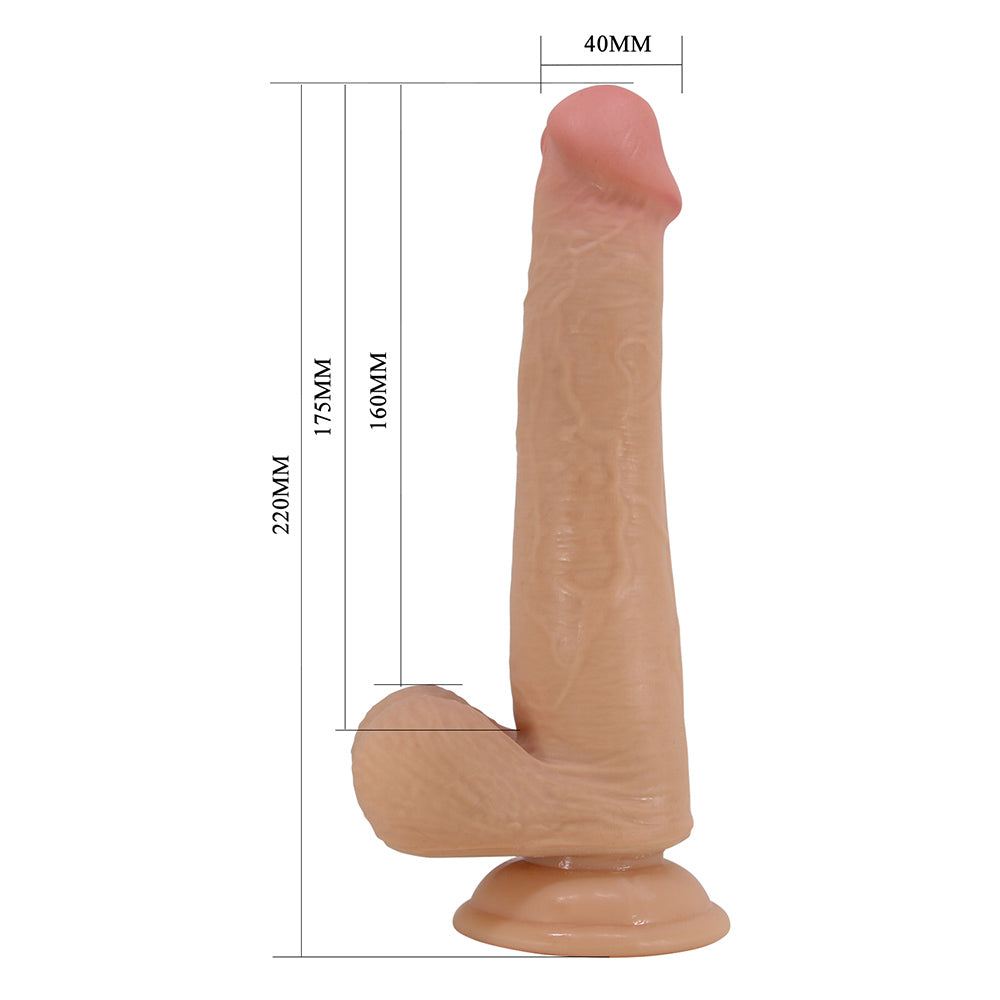 Tallen Dildo Realista Piel Deslizable 22 cm - Vainilla