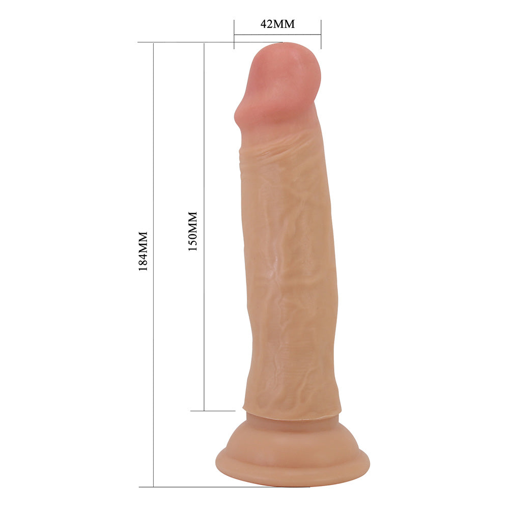 Quentin Dildo Realista Piel Deslizable 18,4 cm