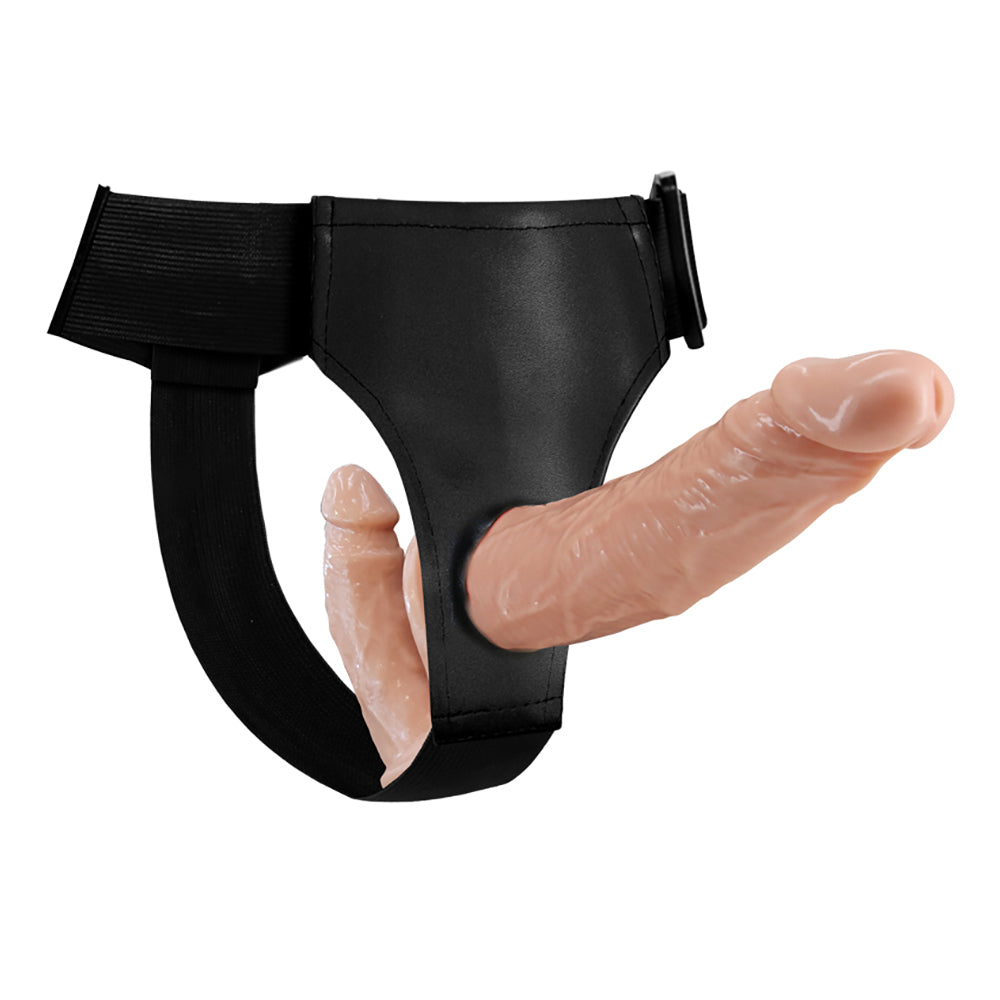 Passionate Harness Arnés con Dildo Doble Imagen principal del producto