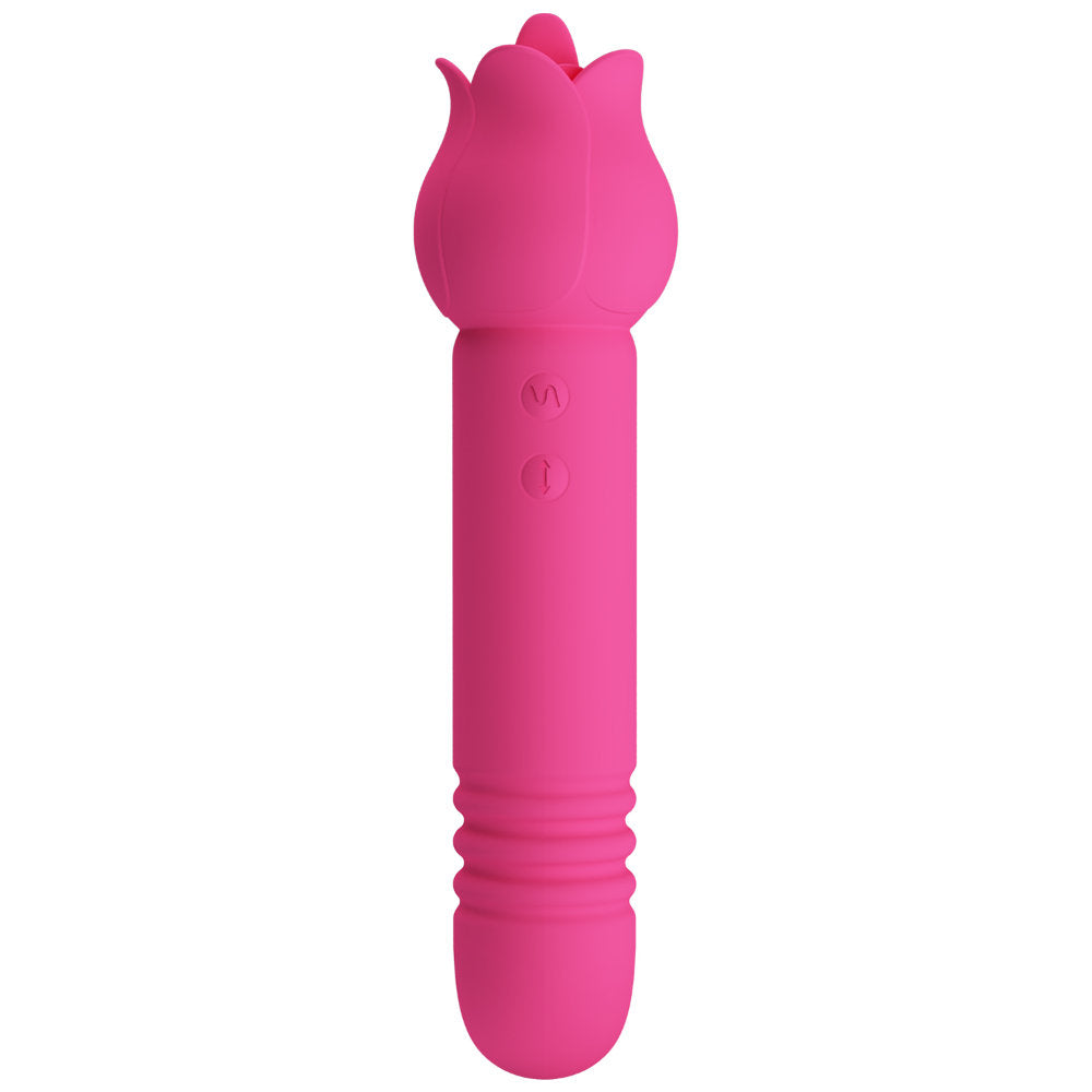 Chaley Vibrador Doble con Empuje y Lengua Imagen principal del producto