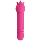 Chaley Vibrador Doble con Empuje y Lengua