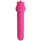 Chaley Vibrador Doble con Empuje y Lengua