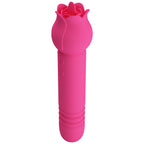 Chaley Vibrador Doble con Empuje y Lengua
