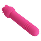 Chaley Vibrador Doble con Empuje y Lengua
