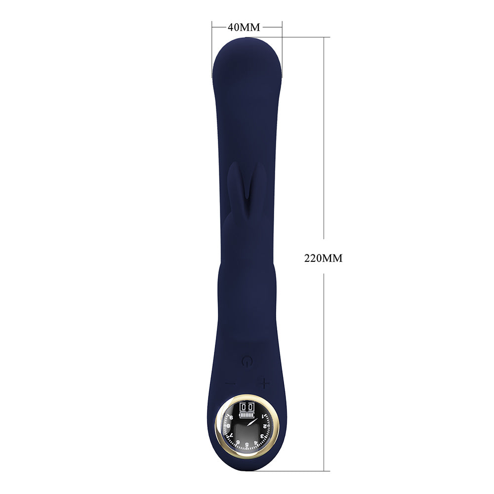 Lamar Vibrador Dual Recargable - Azul