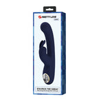 Lamar Vibrador Dual Recargable - Azul