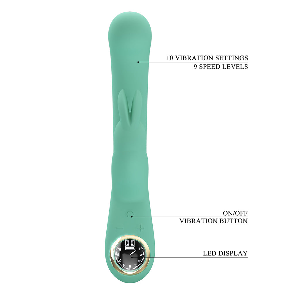 Lamar Vibrador Dual Recargable - Menta