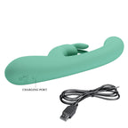 Lamar Vibrador Dual Recargable - Menta