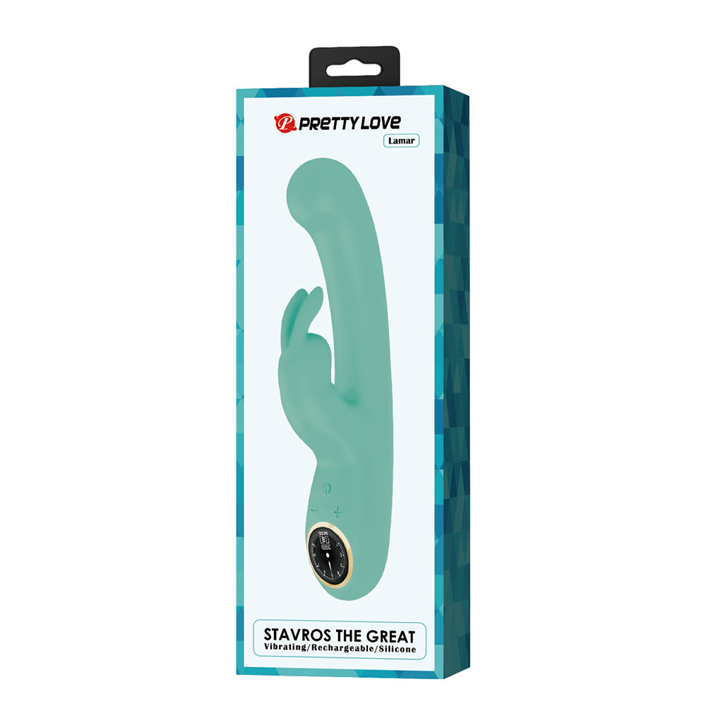 Lamar Vibrador Dual Recargable - Menta