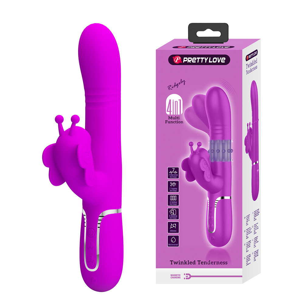 Ridgely Vibrador Dual 4 en 1 Recargable