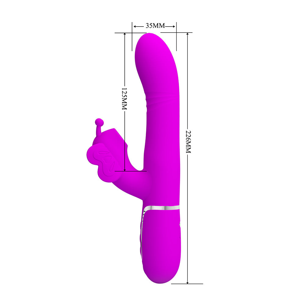 Ridgely Vibrador Dual 4 en 1 Recargable