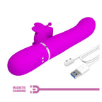 Ridgely Vibrador Dual 4 en 1 Recargable