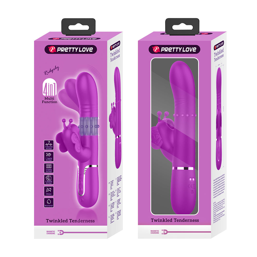 Ridgely Vibrador Dual 4 en 1 Recargable