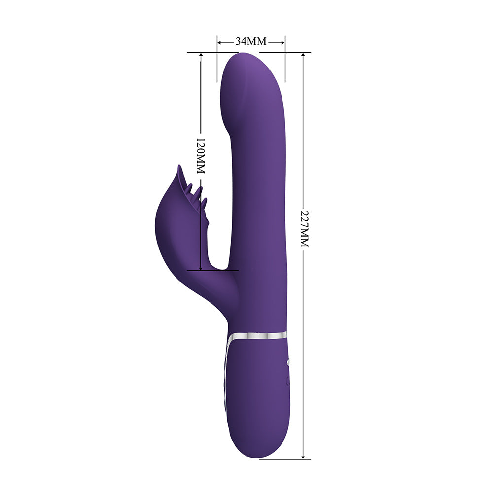 Falin Vibrador Dual 4 en 1 Recargable