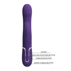 Falin Vibrador Dual 4 en 1 Recargable