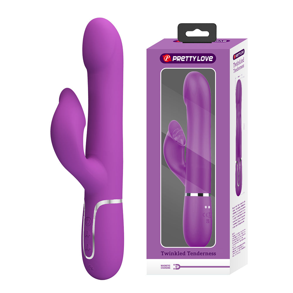 Falin Vibrador Dual 4 en 1 Recargable