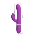 Falin Vibrador Dual 4 en 1 Recargable