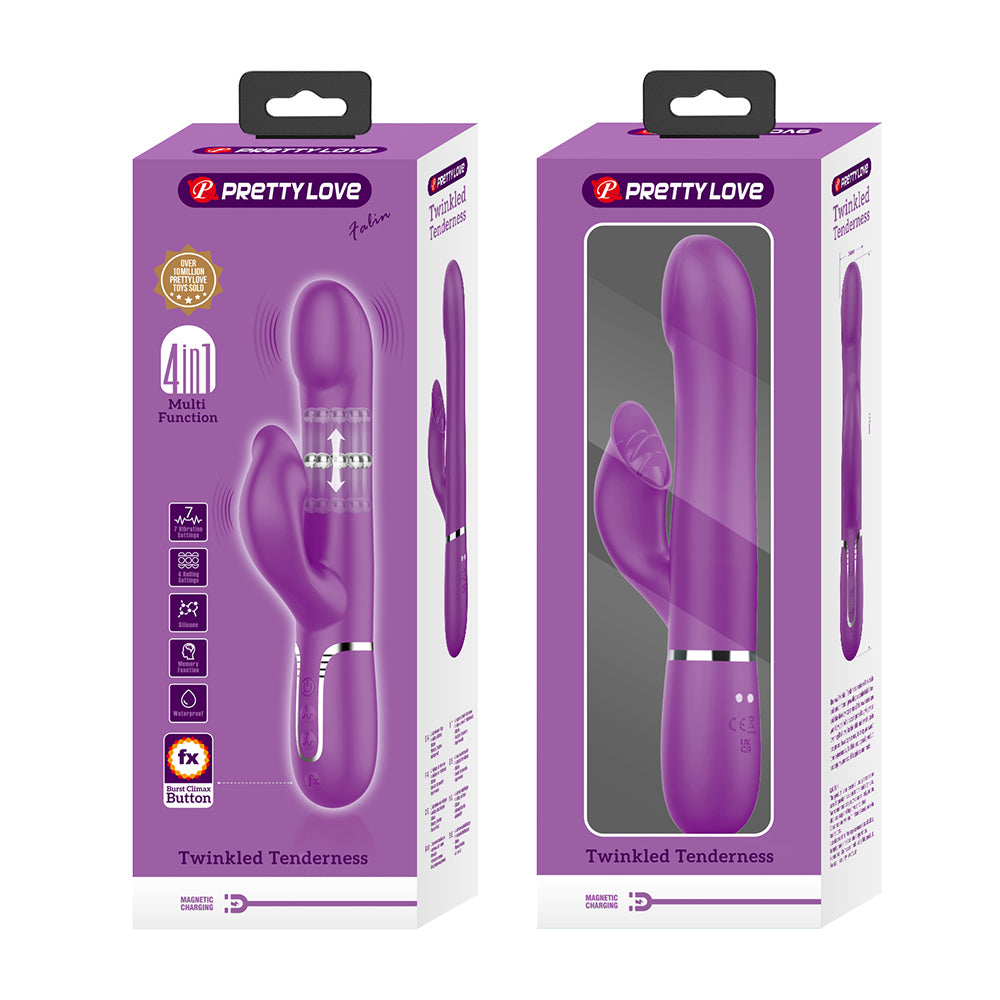 Falin Vibrador Dual 4 en 1 Recargable