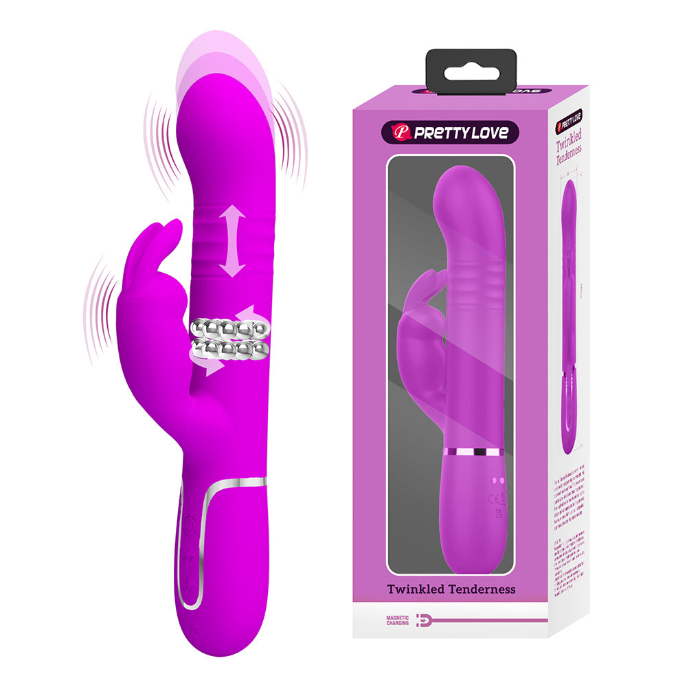 Coale Vibrador Dual 4 en 1  Recargable