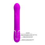 Coale Vibrador Dual 4 en 1  Recargable