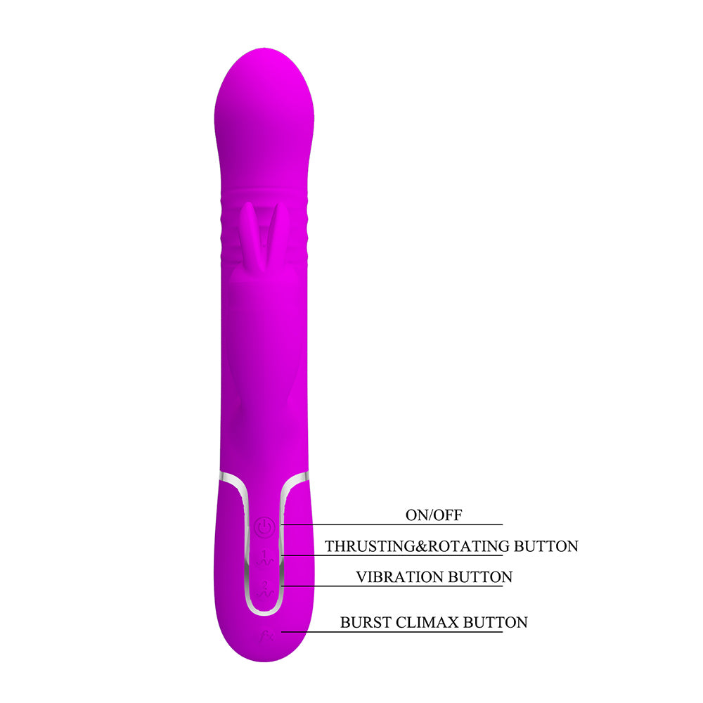 Coale Vibrador Dual 4 en 1  Recargable