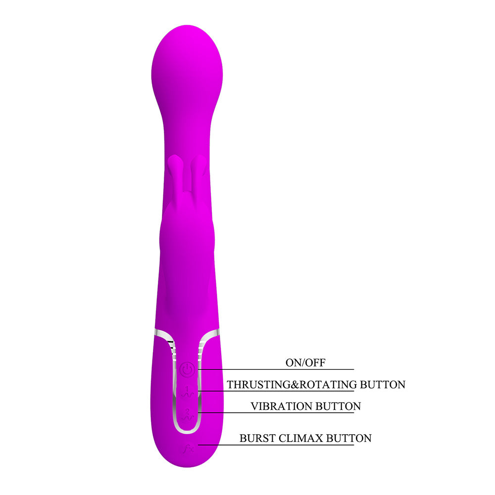 Dejon Vibrador Dual 4 en 1 Recargable
