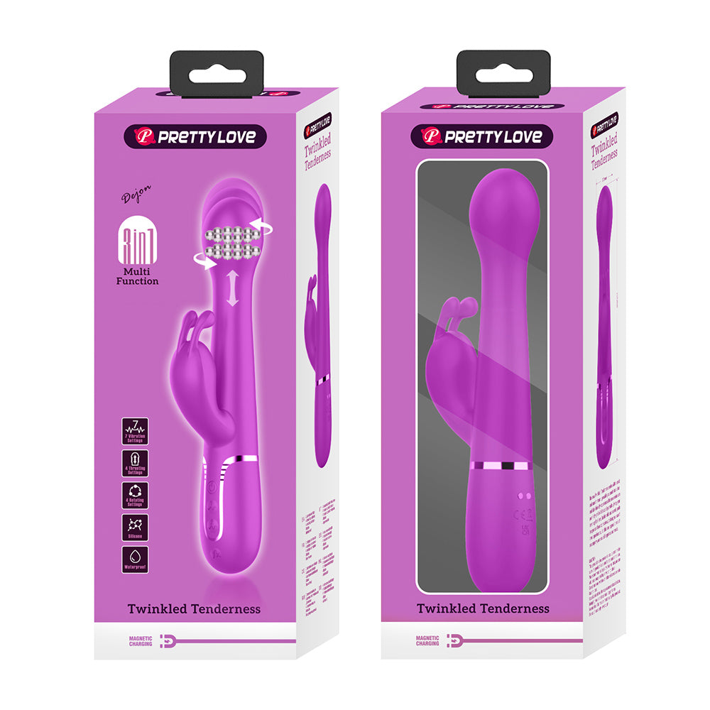 Dejon Vibrador Dual 4 en 1 Recargable