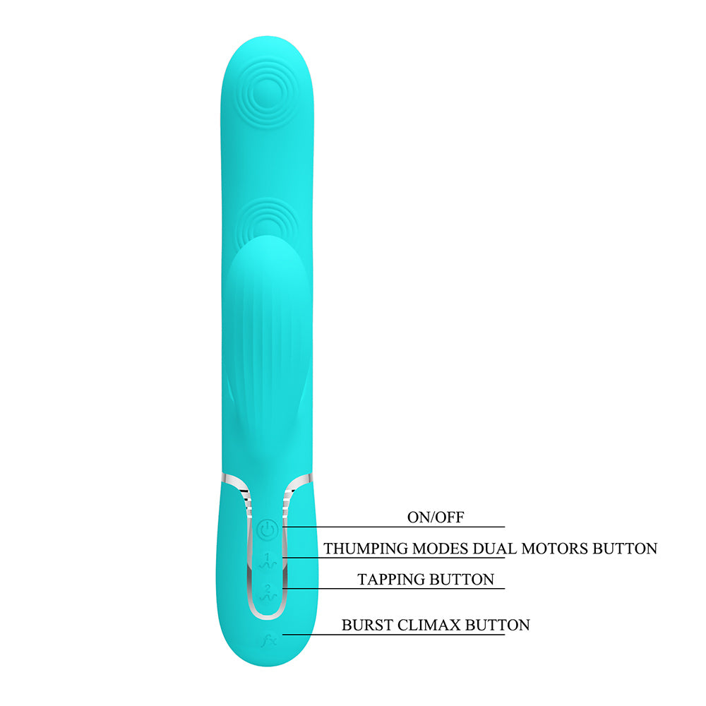 Perdita Vibrador Dual 3 en 1 Recargable