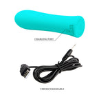 Alfreda Mini Vibrador Recargable - Turquesa
