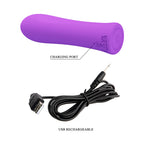 Alfreda Mini Vibrador Recargable - Morado