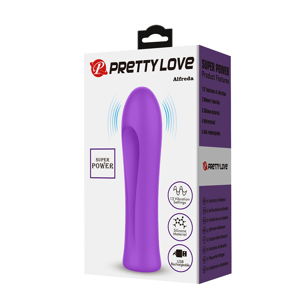 Alfreda Mini Vibrador Recargable - Morado