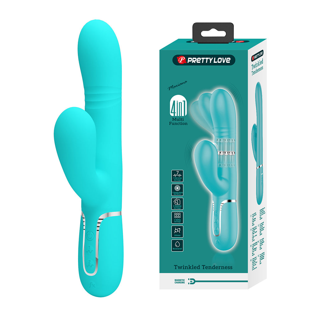 Mariana Vibrador Dual 4 en 1 Recargable