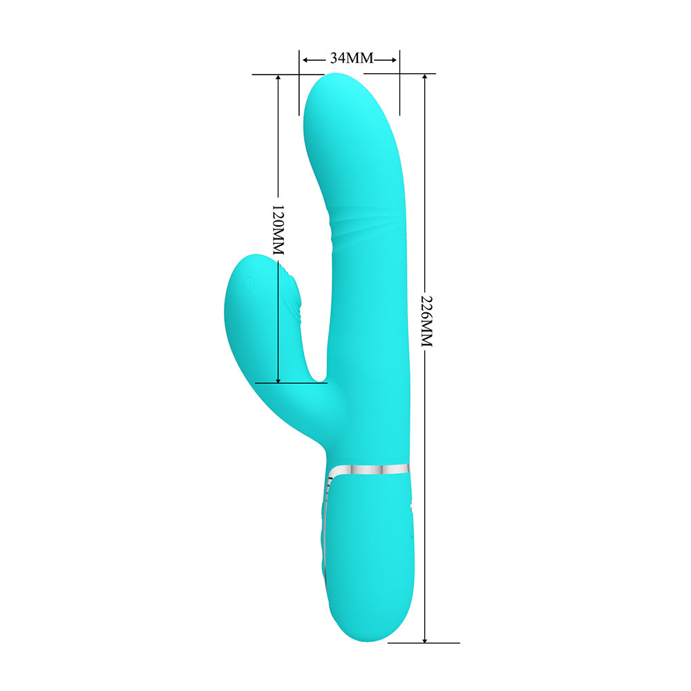 Mariana Vibrador Dual 4 en 1 Recargable