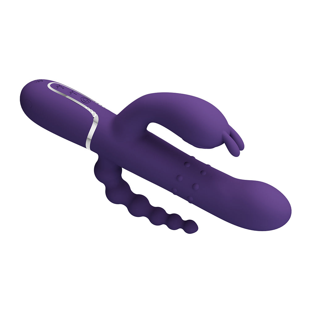 Cammy Vibrador Triple 4 en 1 Recargable
