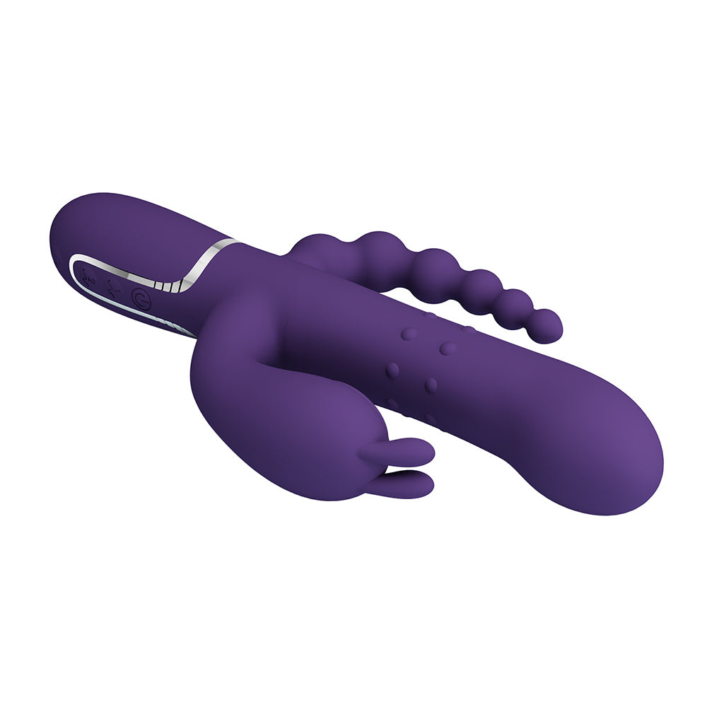 Cammy Vibrador Triple 4 en 1 Recargable