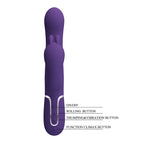 Cammy Vibrador Triple 4 en 1 Recargable